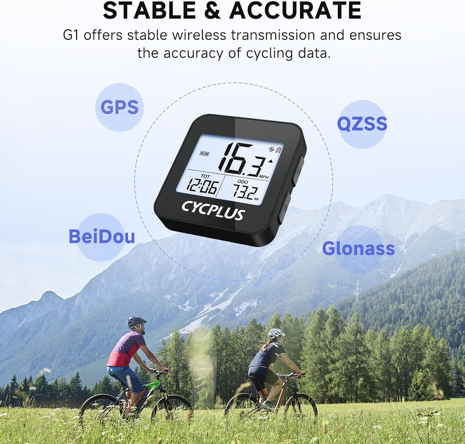 CYCPLUS G GPS Cyclisme : Le Compteur Vélo Compact et Précis pour Tous les Cyclistes